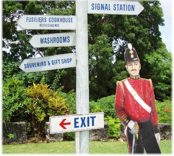 Reunion-Barbados Gun Hill Signs-1