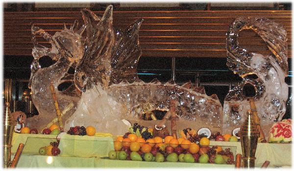 Reunion-Destiny Food Display Ice Sculpture-1